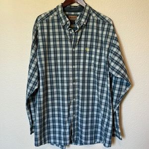Ariat Long Sleeve Button Front Plaid Shirt XL